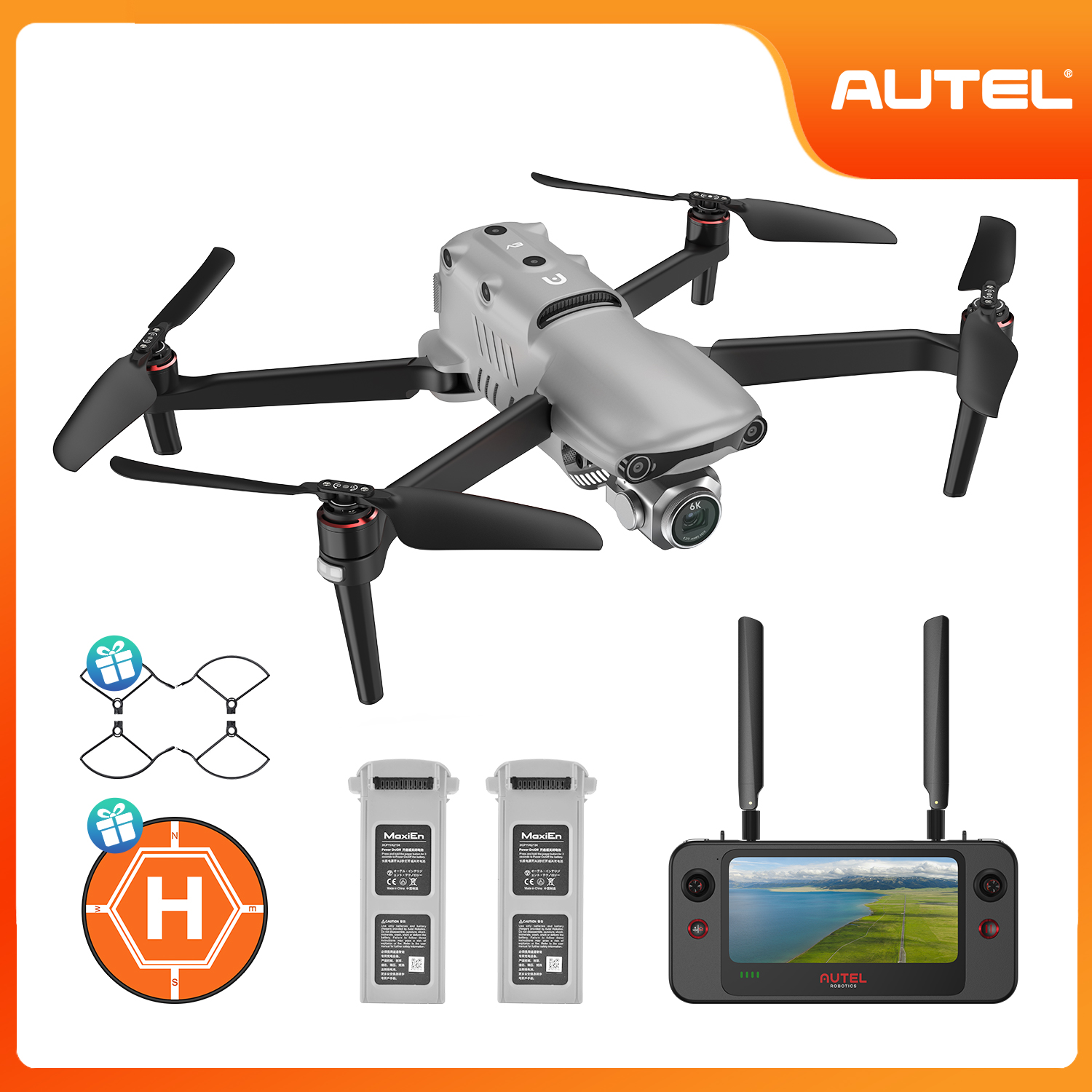 Autel Robotics EVO II Pro V3 Camera Drone (Grey)